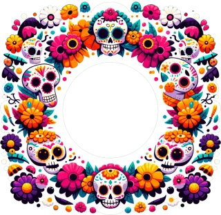 Day of the Dead wreath