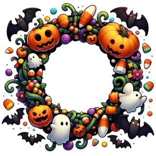 Halloween wreath