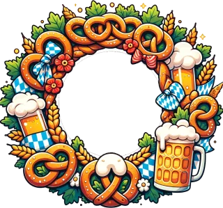 Oktoberfest wreath